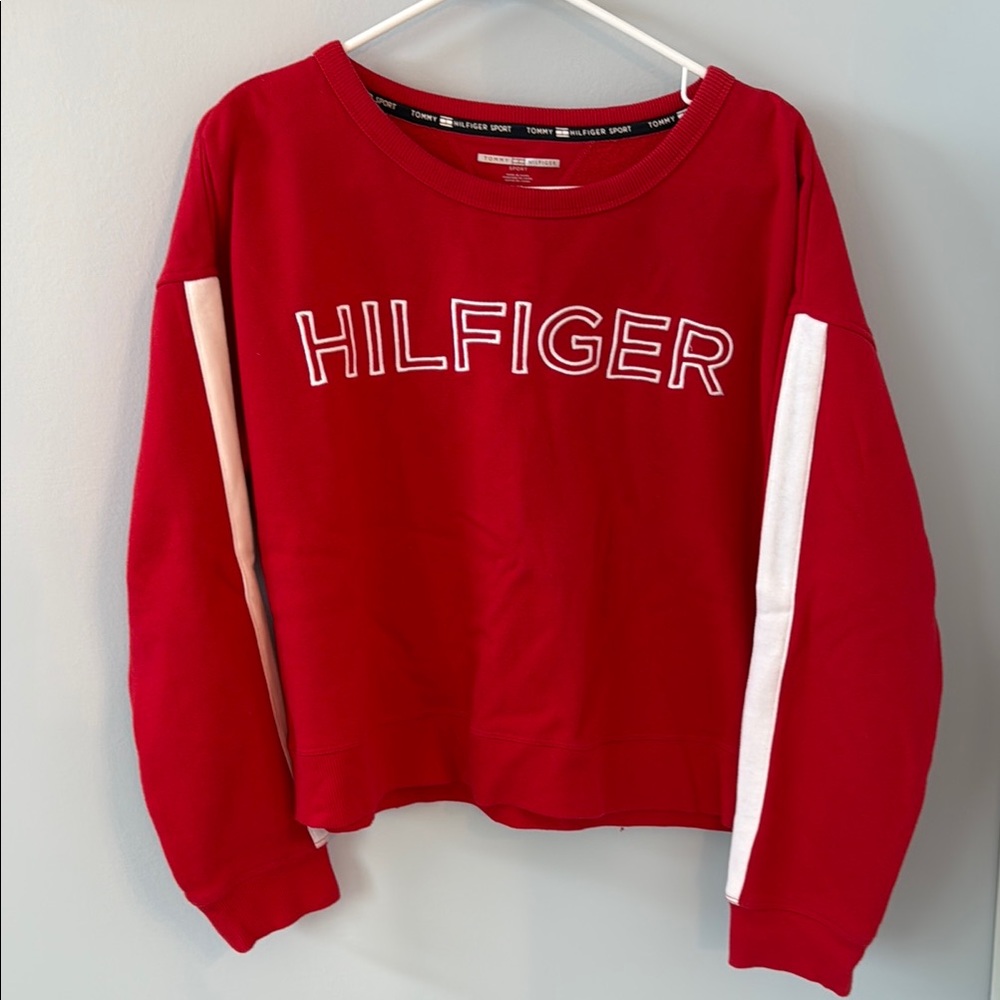 Tommy Hilfiger Bold Red Crewneck